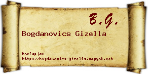 Bogdanovics Gizella névjegykártya